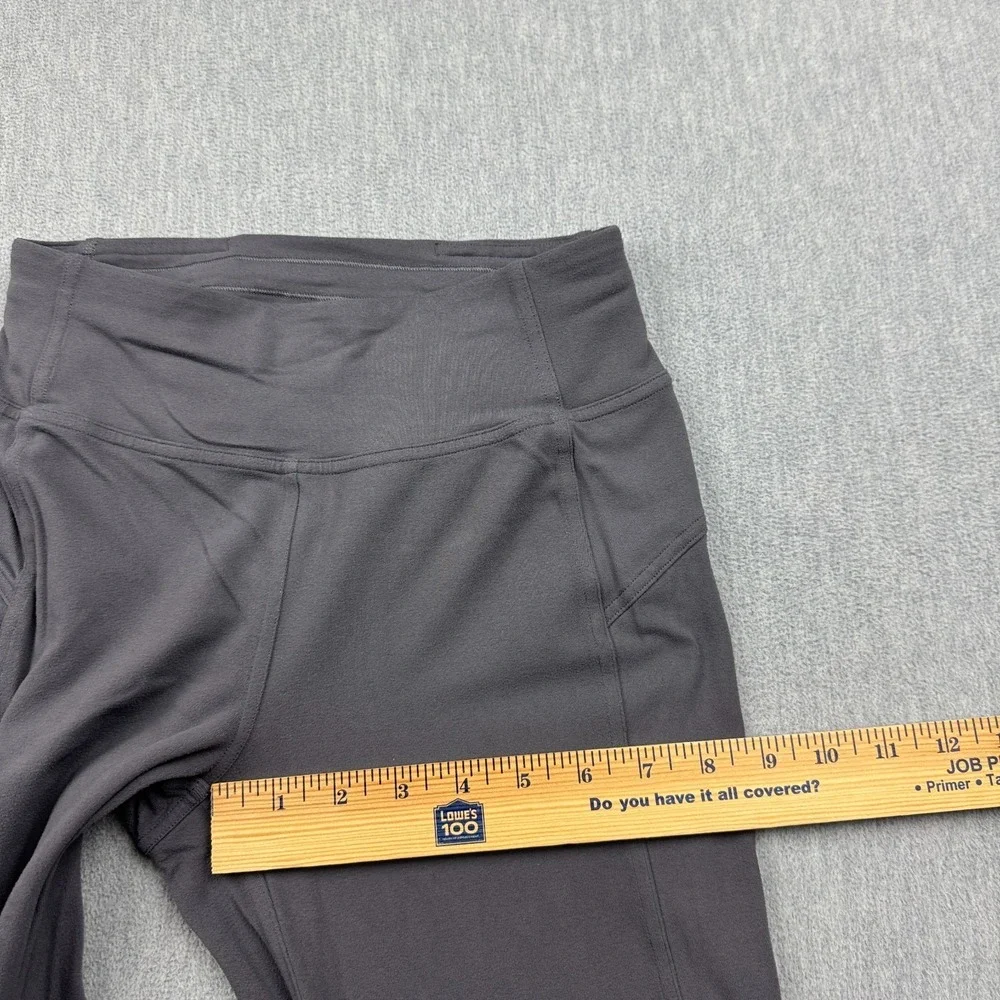 Lululemon Jogger Womens 2 Gray Run On Stretch Elastic Pocket Workout Gym Running